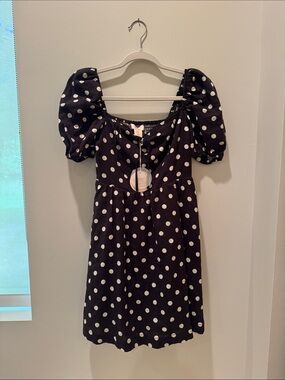 Espresso brown Polka Dot Dress